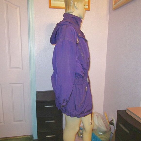 VTG Bogner EMBROIDERED Ski Size 12 JACKET Puffer FULL ZIP Coat POCKET Lined HOOD - Picture 7 of 12